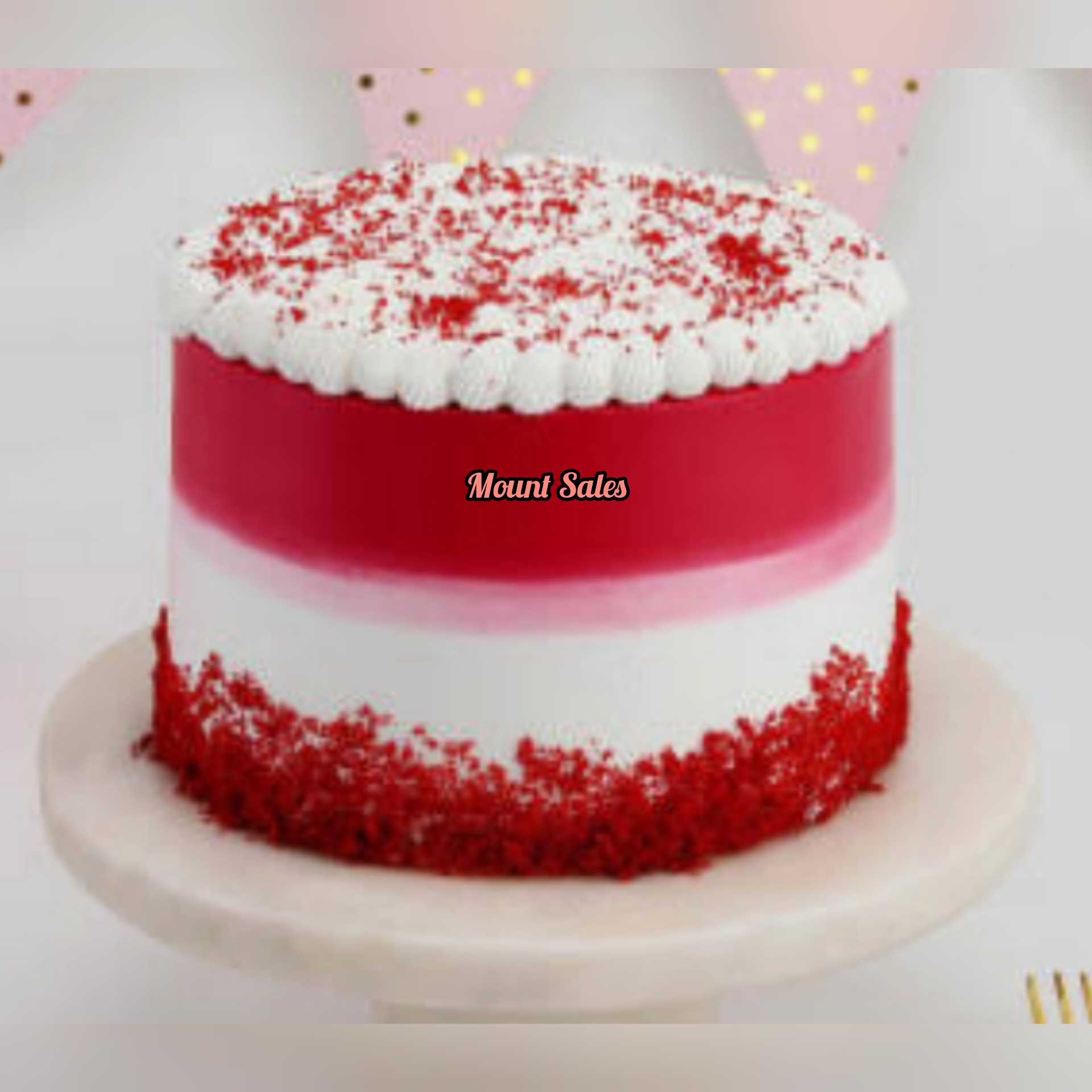 Premium RED N White Velvet Cake